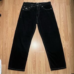 P Miller Y2k Corduroy Black Pants Mens‎ 38 Atelier Straight Leg Master P Vintage